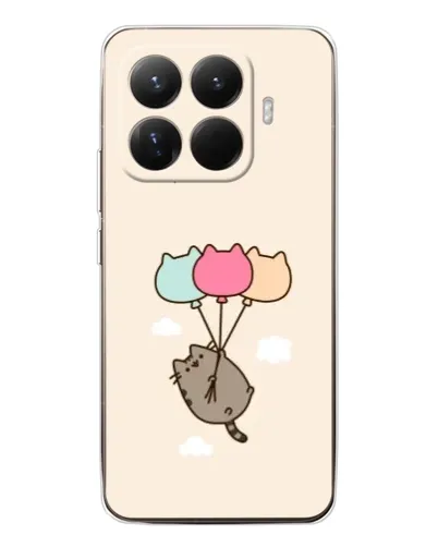 Чехол для Xiaomi 15T Pro с картинкой «Пушин на шариках»