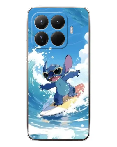 Чехол для Xiaomi 15T Pro с картинкой «Стич на волне»