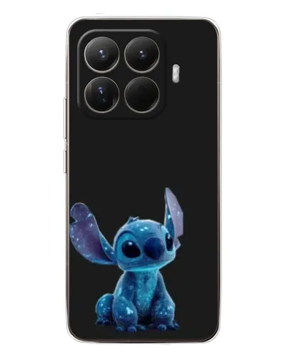 Чехол для Xiaomi 15T Pro с картинкой «Стич на черном»