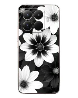 Чохол для Xiaomi 15T Pro з картинкою «Монохромні айстри»