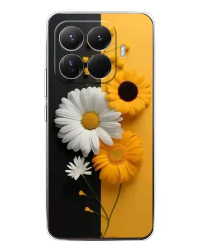 Чохол для Xiaomi 15T Pro з картинкою «Соняшник та ромашка» Чохол для Xiaomi 15T Pro з картинкою «Соняшник та ромашка»