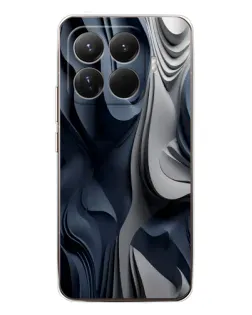 Чохол для Xiaomi 15T Pro з картинкою «Об'ємні сині складки» Чохол для Xiaomi 15T Pro з картинкою «Об'ємні сині складки»