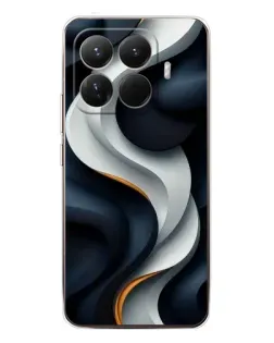 Чохол для Xiaomi 15T Pro з картинкою «Об'ємні чорно-білі стрічки» Чохол для Xiaomi 15T Pro з картинкою «Об'ємні чорно-білі стрічки»
