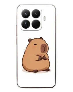 Чехол для Xiaomi 15T Pro с картинкой «Толстенькая капибара»