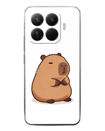Чехол для Xiaomi 15T Pro с картинкой «Толстенькая капибара»