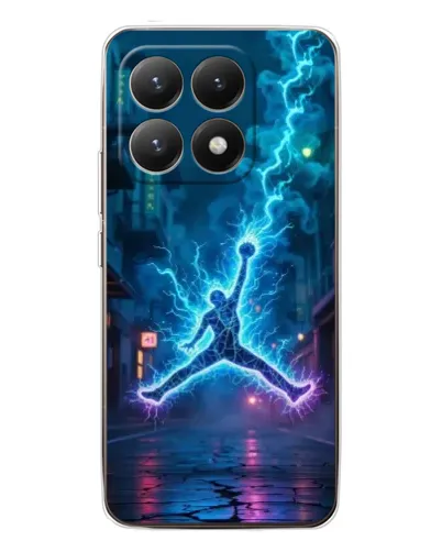 Чехол для Xiaomi 15T с картинкой «Jordan Gold Jumpman»