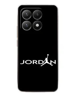 Чехол для Xiaomi 15T с картинкой «Jordan White Logo»