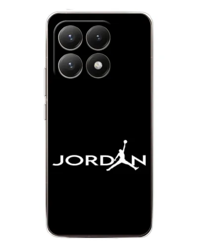 Чехол для Xiaomi 15T с картинкой «Jordan White Logo»