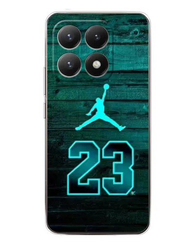 Чехол для Xiaomi 15T с картинкой «Jordan Cyan 23»