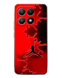 Чехол для Xiaomi 15T с картинкой «Jordan Red Smoke»