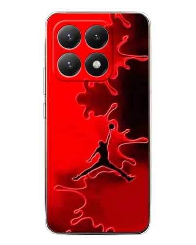 Чехол для Xiaomi 15T с картинкой «Jordan Red Smoke»