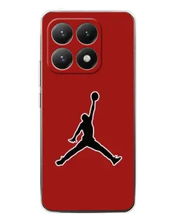 Чехол для Xiaomi 15T с картинкой «Jordan Red Back»
