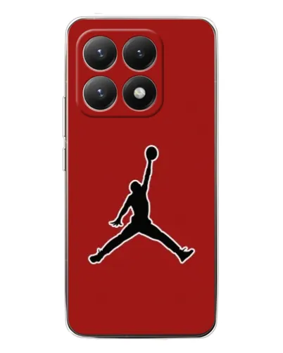 Чехол для Xiaomi 15T с картинкой «Jordan Red Back»