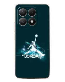 Чехол для Xiaomi 15T с картинкой «Jordan Blue Fire»