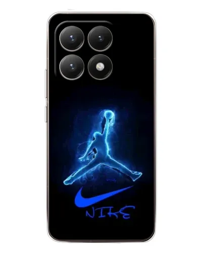 Чехол для Xiaomi 15T с картинкой «Jordan Neon Blue»