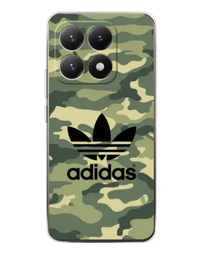 Чехол для Xiaomi 15T с картинкой «Милитари стиль Adidas»