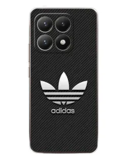 Чехол для Xiaomi 15T с картинкой «Adidas Карбоновая текстура»