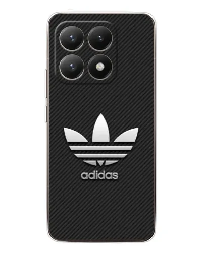 Чехол для Xiaomi 15T с картинкой «Adidas Карбоновая текстура»