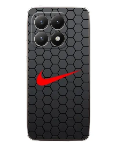 Чехол для Xiaomi 15T с картинкой «Nike — карбоновая сетка»