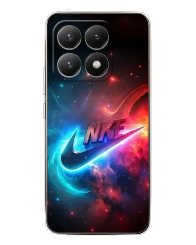 Чехол для Xiaomi 15T с картинкой «Огненный логотип Nike»