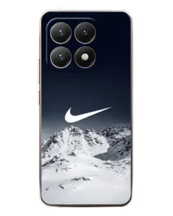 Чехол для Xiaomi 15T с картинкой «Nike — зимние горы» Чехол для Xiaomi 15T с картинкой «Nike — зимние горы»
