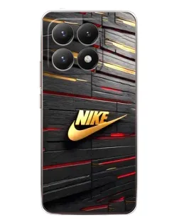 Чехол для Xiaomi 15T с картинкой «Золотой Nike на металле» Чехол для Xiaomi 15T с картинкой «Золотой Nike на металле»