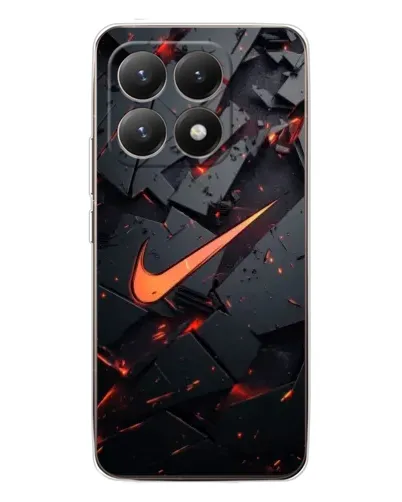 Чехол для Xiaomi 15T с картинкой «Nike — эффект разломов»