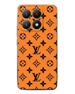 Чехол для Xiaomi 15T с картинкой «Оранжевый стиль LV»