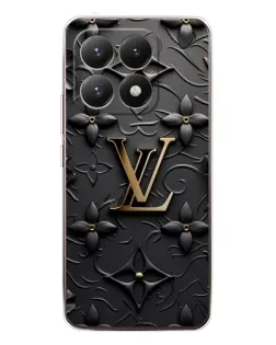 Чехол для Xiaomi 15T с картинкой «Кожаная текстура LV»