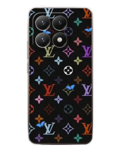 Чехол для Xiaomi 15T с картинкой «Цветная монограмма LV» Чехол для Xiaomi 15T с картинкой «Цветная монограмма LV»