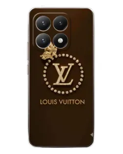 Чехол для Xiaomi 15T с картинкой «LV — золотая печать»