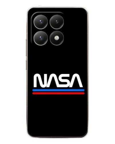 Чехол для Xiaomi 15T с картинкой «NASA — классика Red Blue»