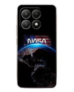 Чехол для Xiaomi 15T с картинкой «Земля из космоса NASA»