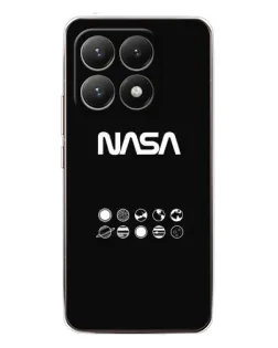 Чехол для Xiaomi 15T с картинкой «NASA — технический принт»