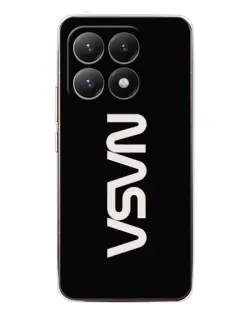 Чехол для Xiaomi 15T с картинкой «NASA — вертикальный логотип»