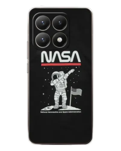 Чехол для Xiaomi 15T с картинкой «NASA — шагаем по Луне»