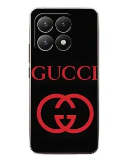 Чехол для Xiaomi 15T с картинкой «Gucci — красный логотип»