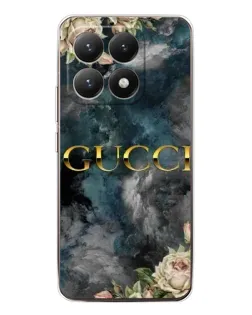 Чехол для Xiaomi 15T с картинкой «Абстрактные цветы Gucci»
