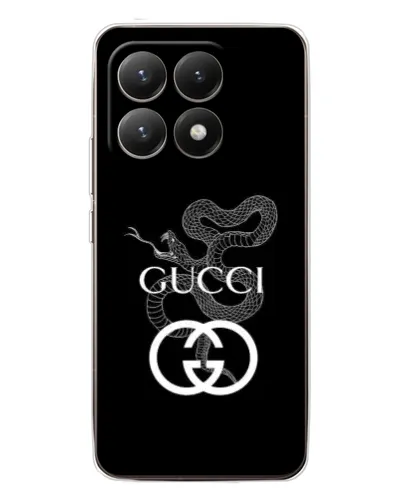 Чехол для Xiaomi 15T с картинкой «Gucci — серебряная змея» Чехол для Xiaomi 15T с картинкой «Gucci — серебряная змея»