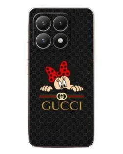 Чехол для Xiaomi 15T с картинкой «Минни Маус Gucci — черный»