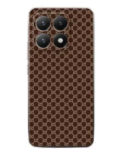 Чехол для Xiaomi 15T с картинкой «Gucci — шоколадная сетка» Чехол для Xiaomi 15T с картинкой «Gucci — шоколадная сетка»