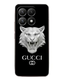 Чехол для Xiaomi 15T с картинкой «Gucci — серебряный лев» Чехол для Xiaomi 15T с картинкой «Gucci — серебряный лев»