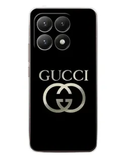 Чехол для Xiaomi 15T с картинкой «Gucci — золото на черном» Чехол для Xiaomi 15T с картинкой «Gucci — золото на черном»