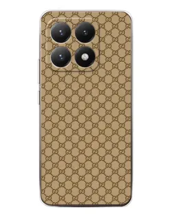 Чехол для Xiaomi 15T с картинкой «Gucci — классический беж» Чехол для Xiaomi 15T с картинкой «Gucci — классический беж»