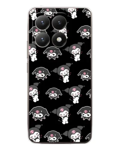 Чехол для Xiaomi 15T с картинкой «Черный паттерн Kuromi» Чехол для Xiaomi 15T с картинкой «Черный паттерн Kuromi»