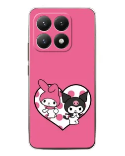 Чохол для Xiaomi 15T з картинкою «Kuromi та My Melody»