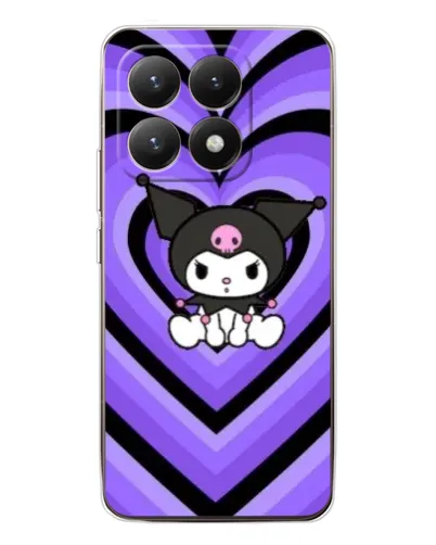 Чехол для Xiaomi 15T с картинкой «Kuromi и фиолетовые сердца» Чехол для Xiaomi 15T с картинкой «Kuromi и фиолетовые сердца»