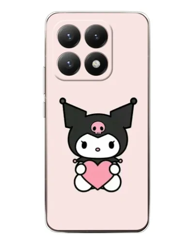 Чехол для Xiaomi 15T с картинкой «Kuromi и сердце» Чехол для Xiaomi 15T с картинкой «Kuromi и сердце»