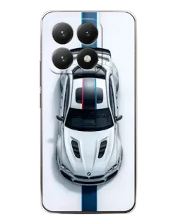 Чехол для Xiaomi 15T с картинкой «Вид сверху — BMW M»