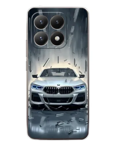 Чехол для Xiaomi 15T с картинкой «BMW в свете фар»